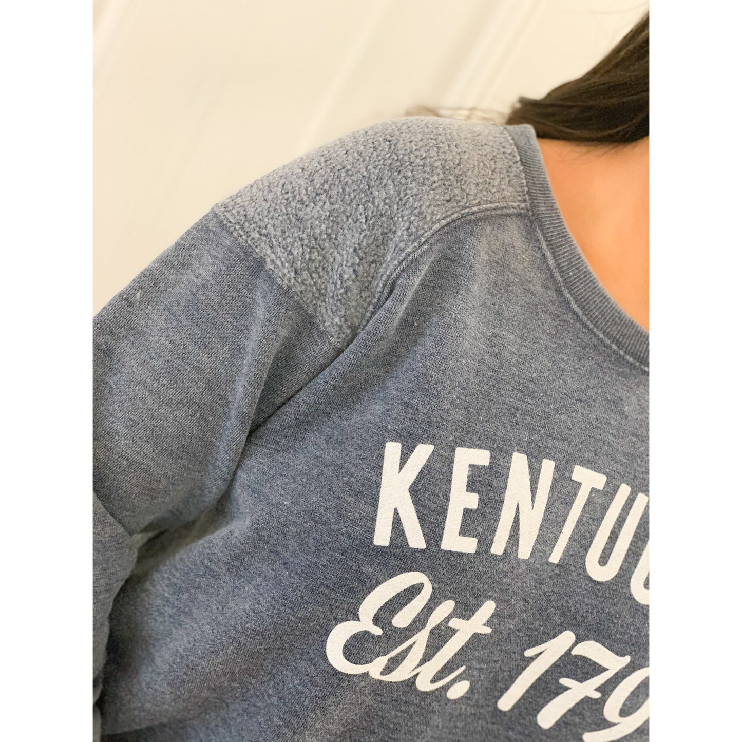 Curvy Vintage Navy Kentucky Pullover