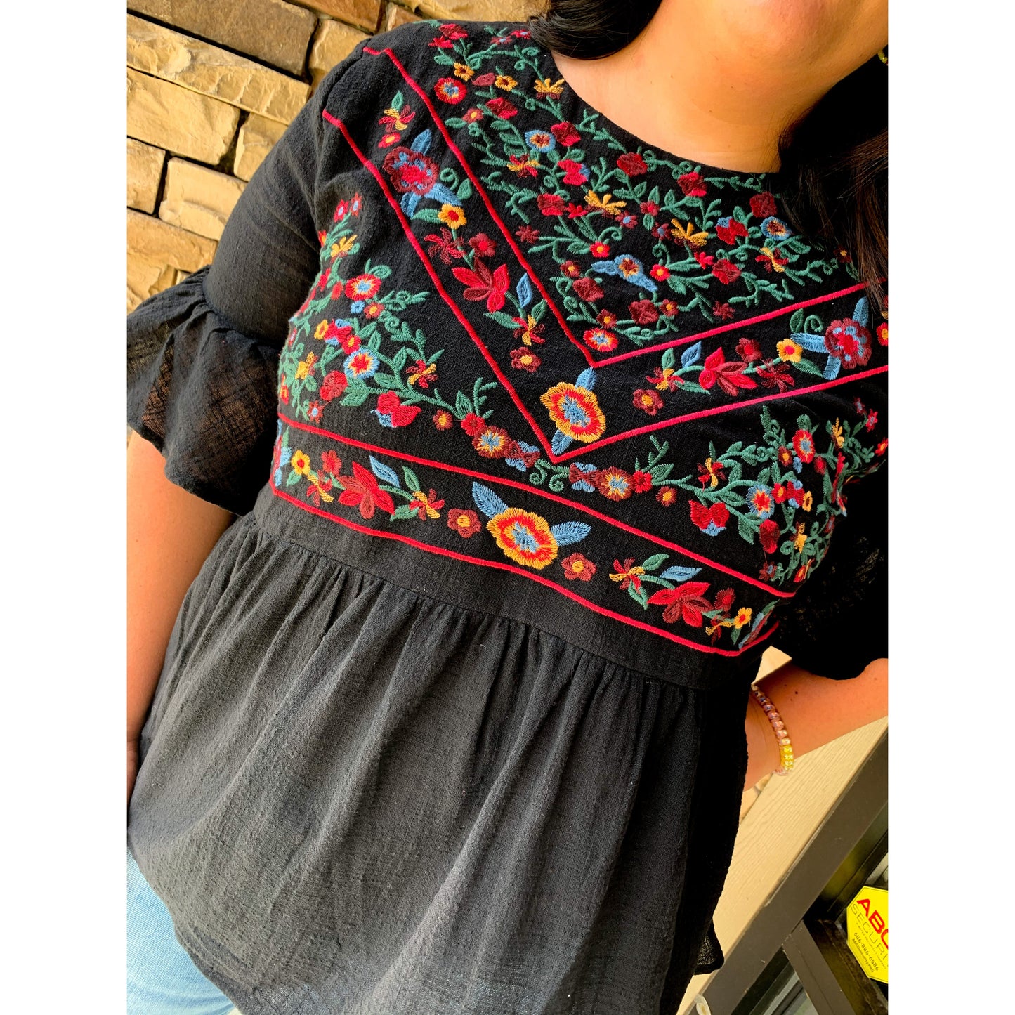 Curvy Dedicated My Time Floral Top