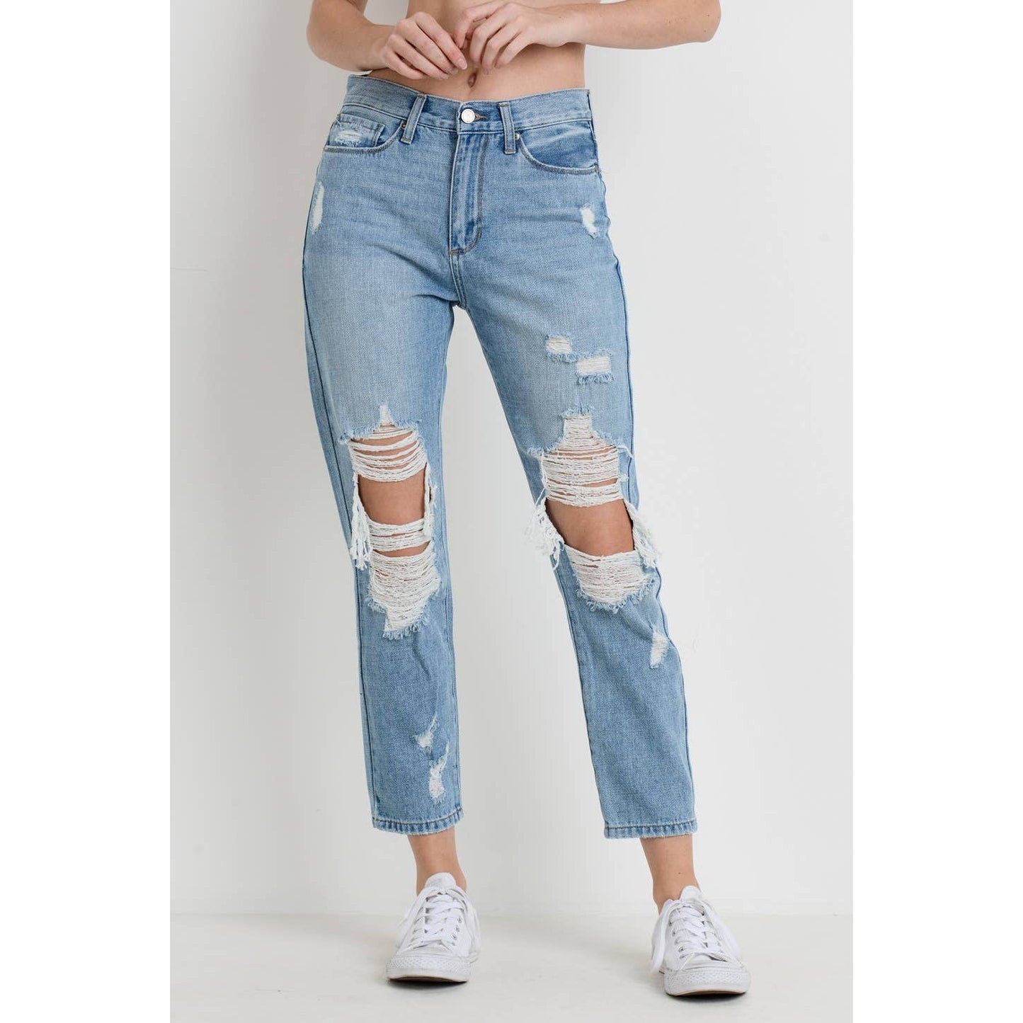 Gabby Destroyed Girlfriend Denim