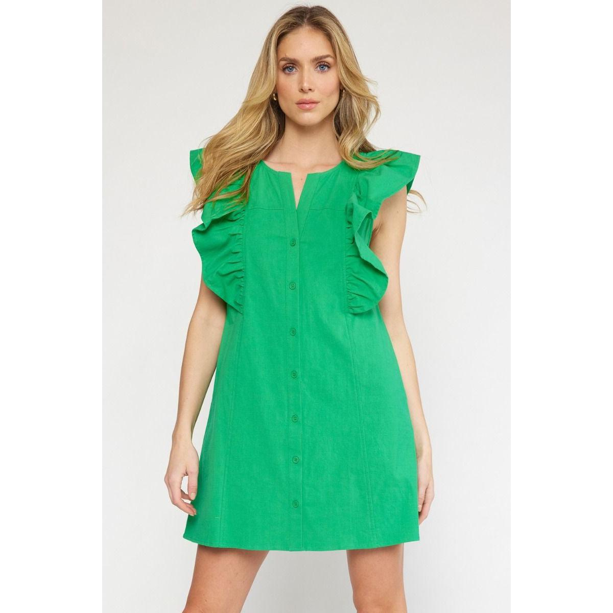 Garden Green Dress