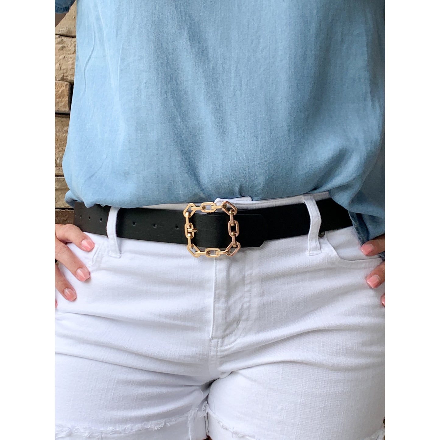 Chain Buckle Belt