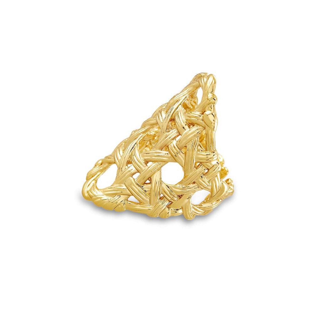 Natalie Statement Ring in Gold