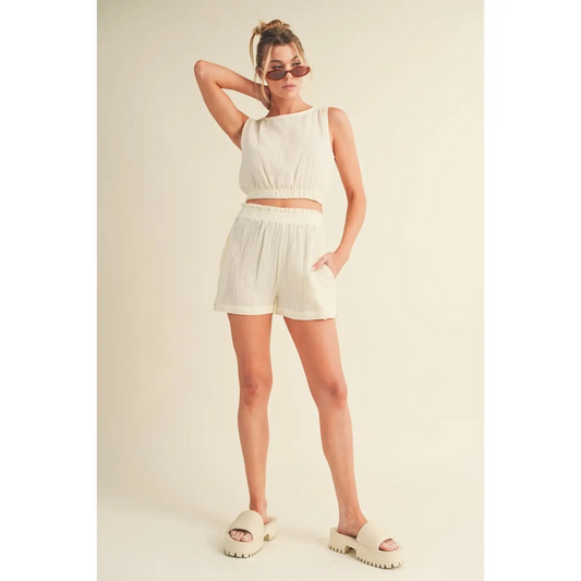 Kimberly C Cream Summer Set