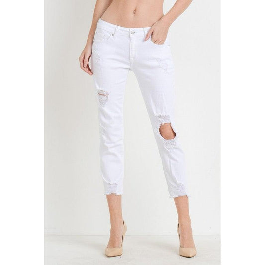 Delilah Destroyed Boyfriend Denim