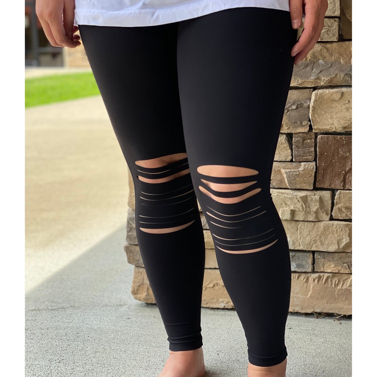 Classic Rock Distressed Leggings