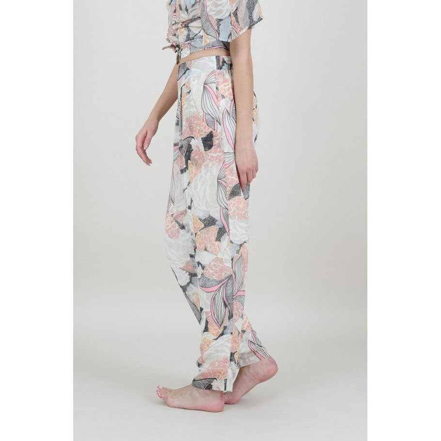 Lotus Printed Trousers