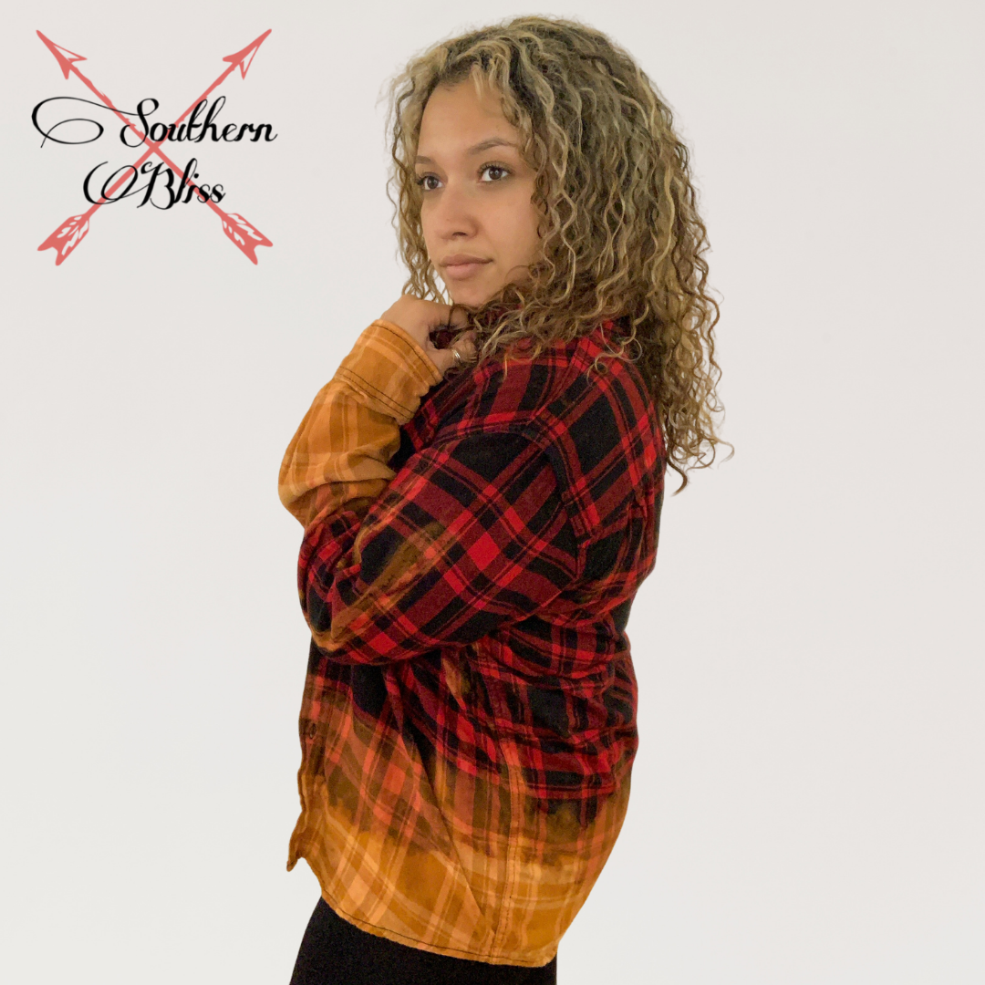 Curvy Classic Red Plaid Flannel