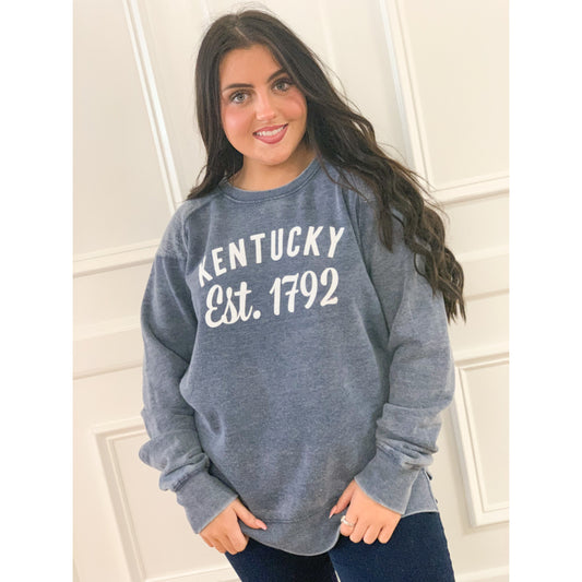 Vintage Navy Kentucky Pullover