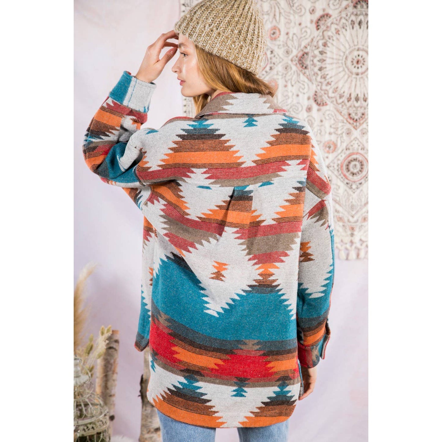 Aztec Print Dreams Shacket