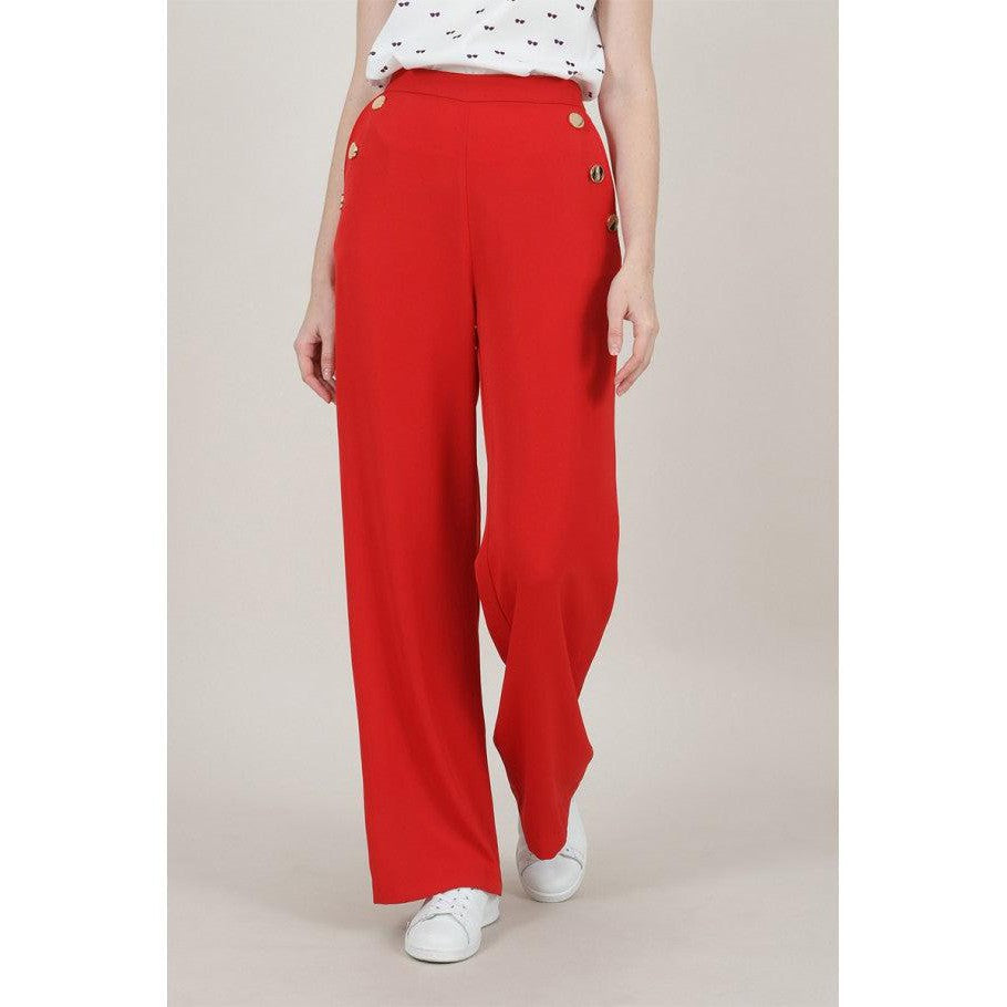 Red Rouge Legs Pants