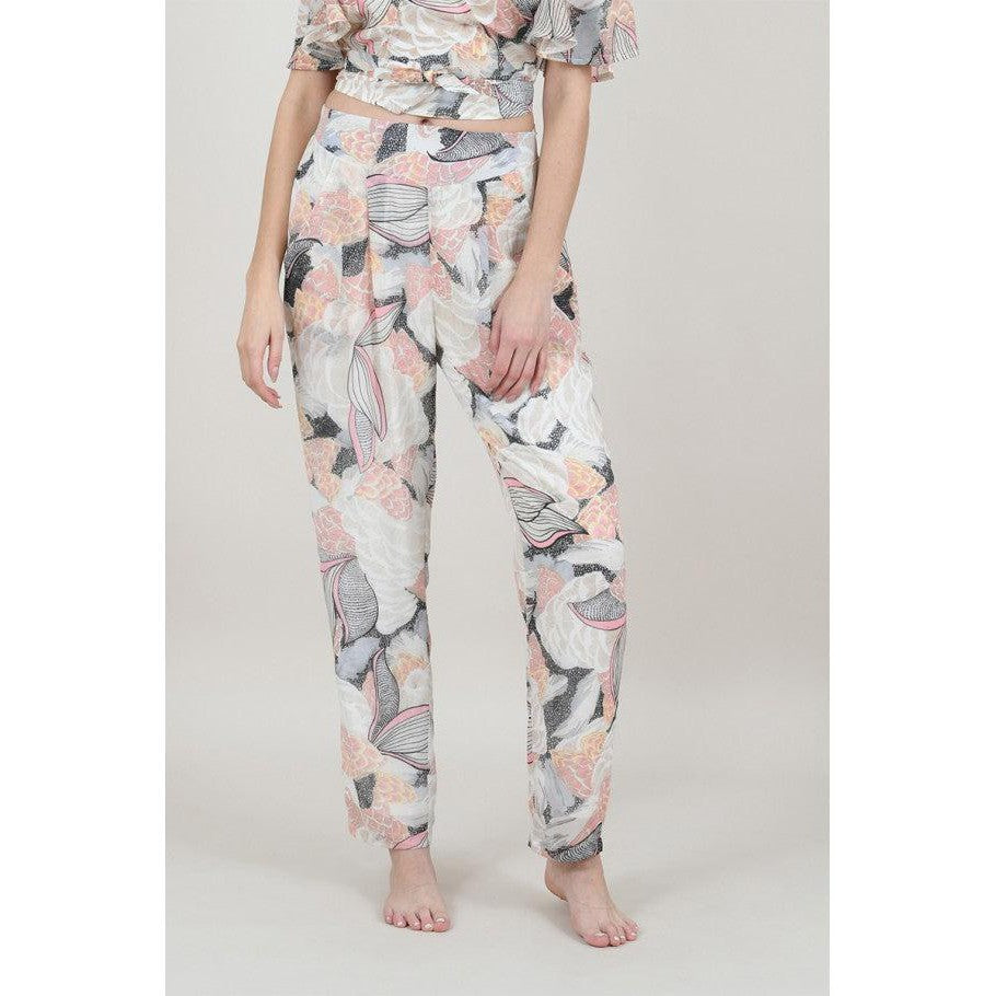 Lotus Printed Trousers