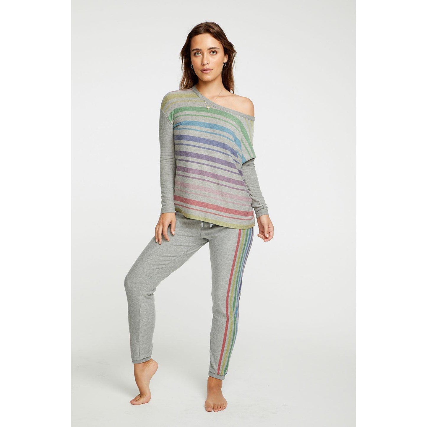 Rainbow Stripe Pants