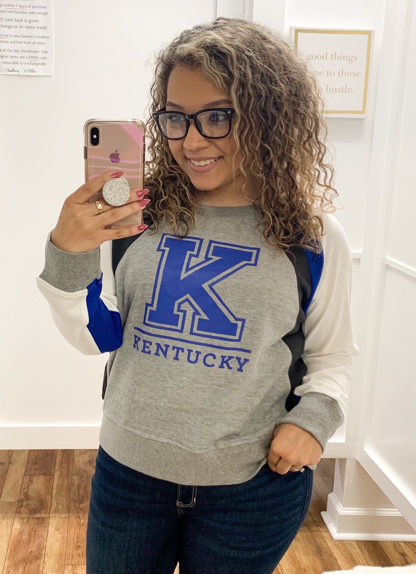 Curvy Kentucky Big K Sweatshirt