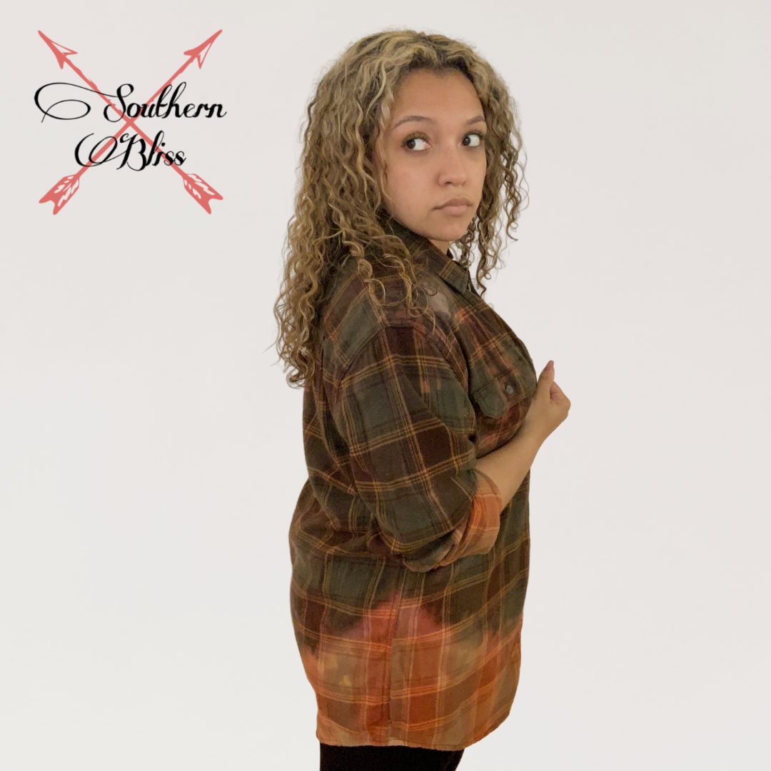 Curvy Autumn Plaid Flannel