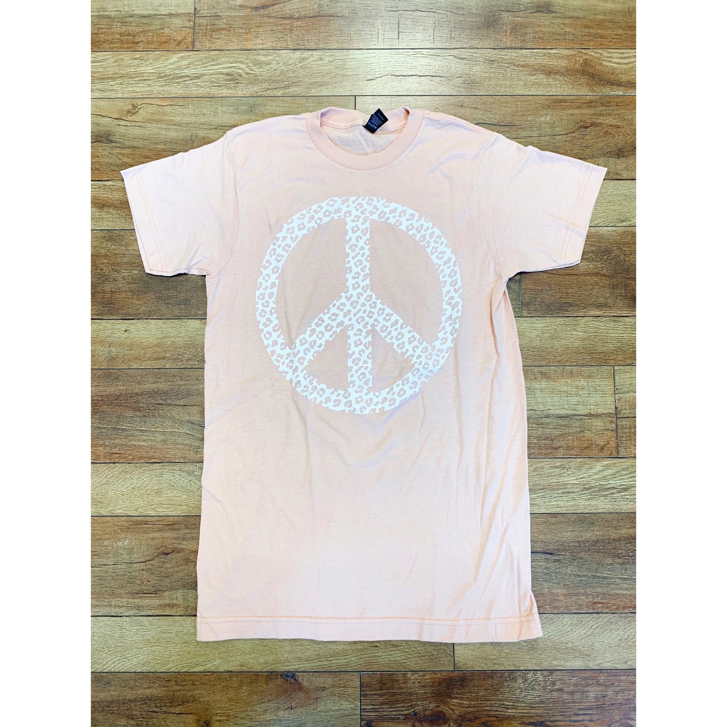 Leopard Peace Sign Tee