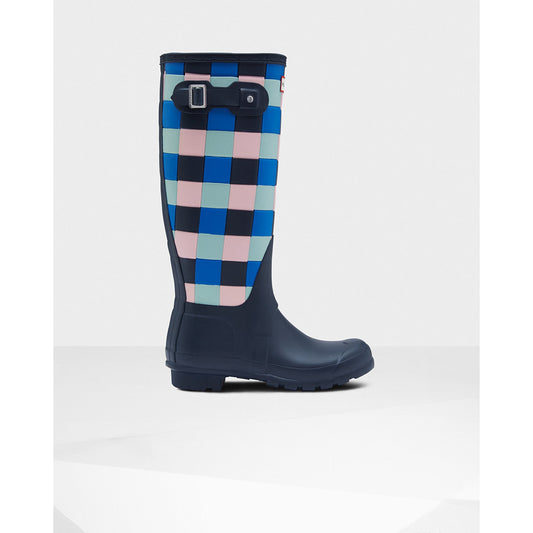 Women's Original Tall Gingham Print Rain Boot