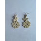 Wooden Flower Earrings