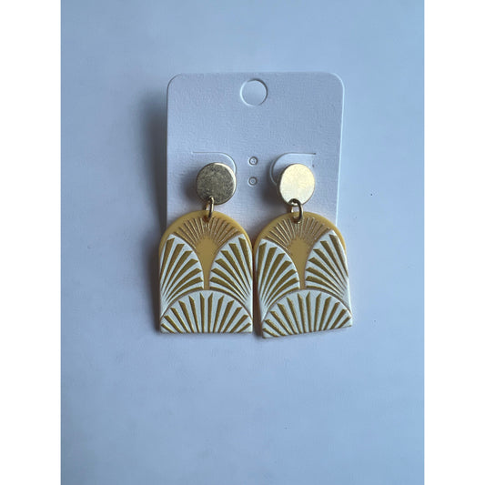 Tropical Yellow Earrings