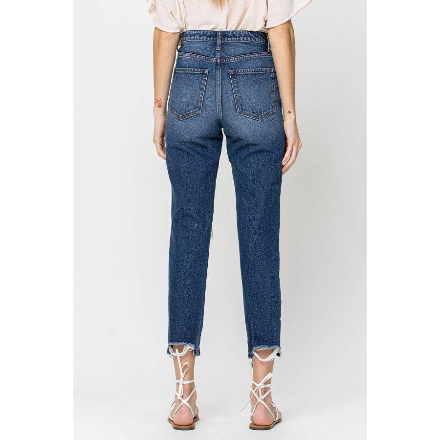 Emma Distressed Mom Jeans