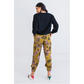 Floral Mustard Jogger Pant