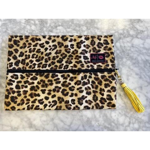 MJ Leopard W/ Yellow Tassel Large