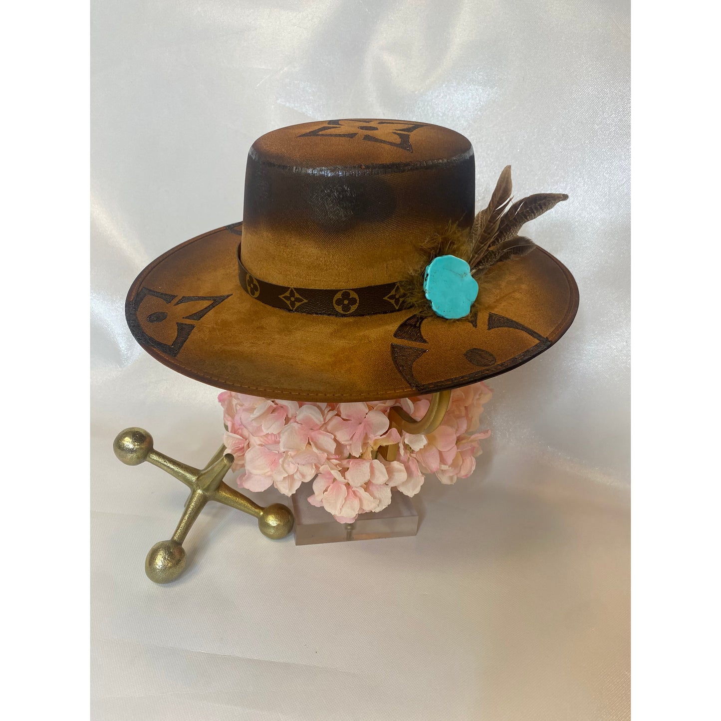 Upcycled Straw Louis Vuitton Hat – Southern Bliss