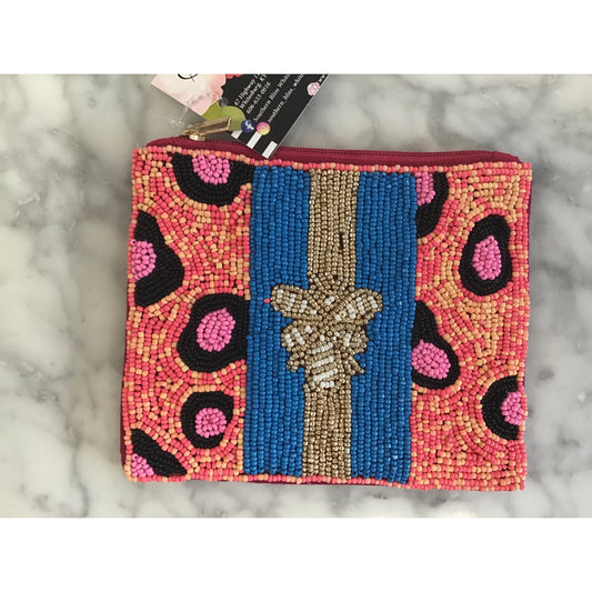 Medium Beaded Change purse