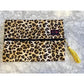 MJ Leopard W/ Yellow Tassel Large